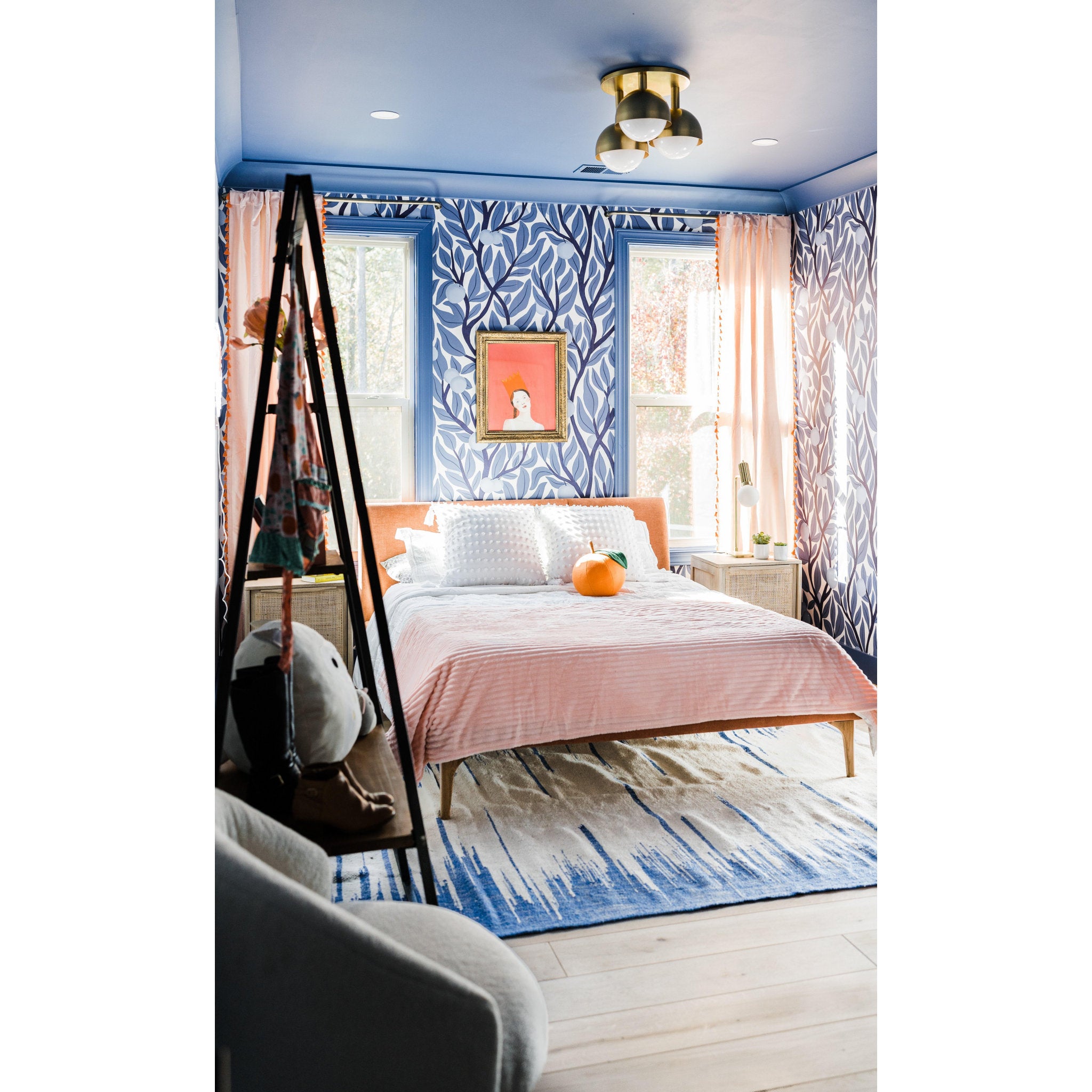 Foster 3-Light Semi Flush in  Aged Brass 18.75L x 18.75W x 13.5H