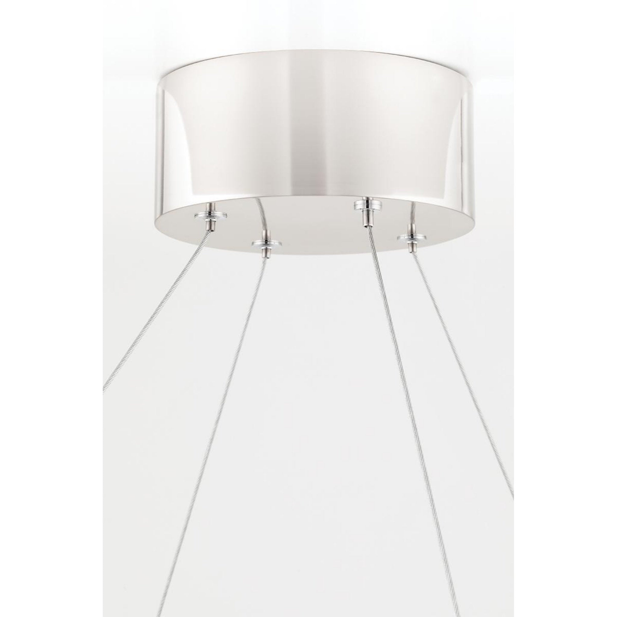 Tribeca 0-Light Chandelier in Burnished Nickel 32.75W x 5H