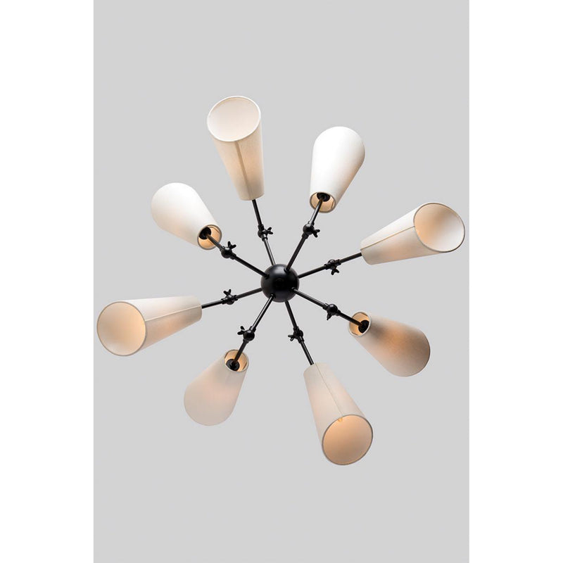 Buckingham 8 Light Chandelier in Aged Brass