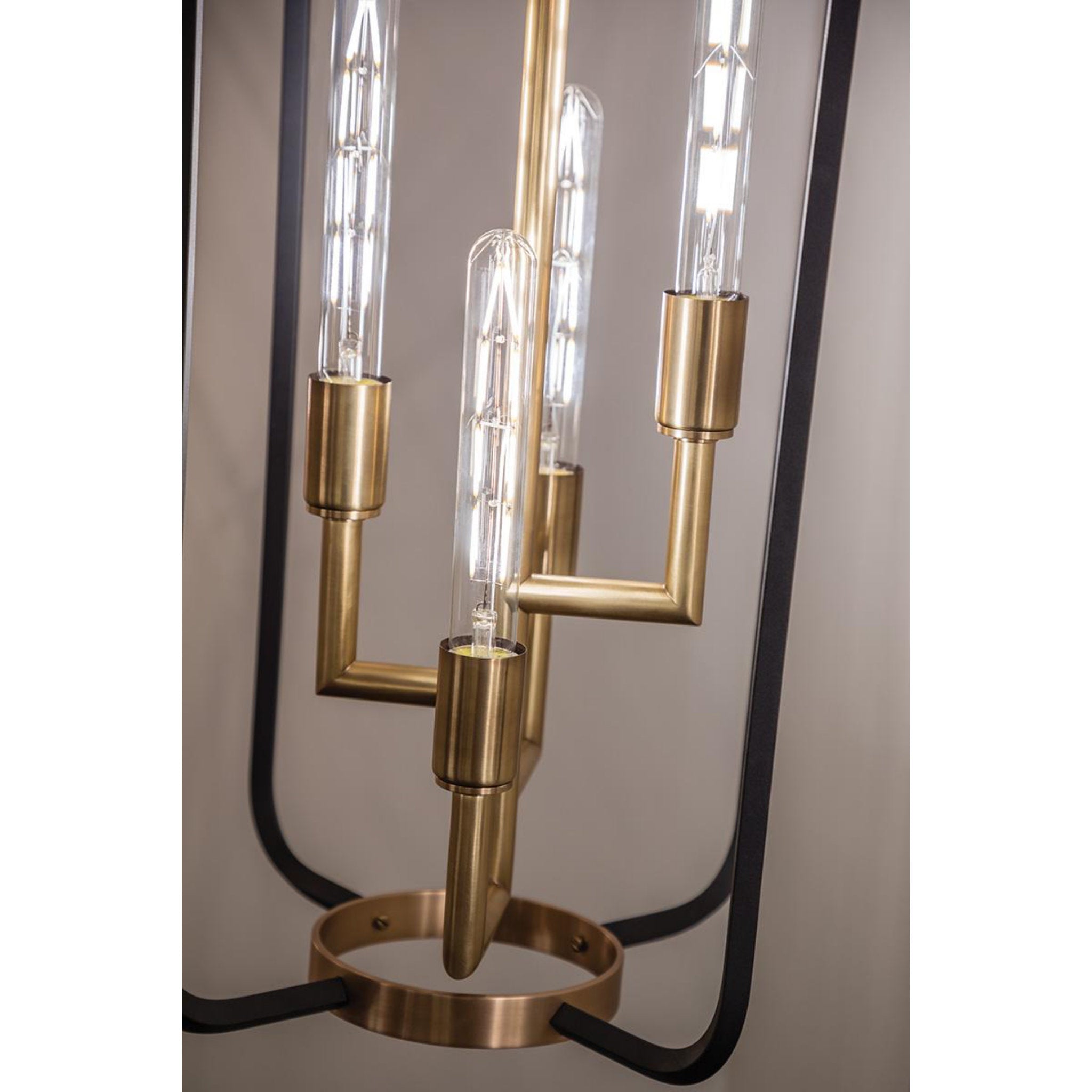 Angler 3 Light Wall Sconce in Aged Brass
