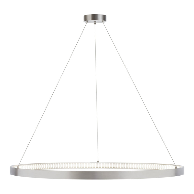 Visual Comfort Modern Collection 700BOD48S-LED930 Sean Lavin Bodiam 48 Suspension 1 Light 120 Volts 48.4in Length 3000K in Satin Nickel