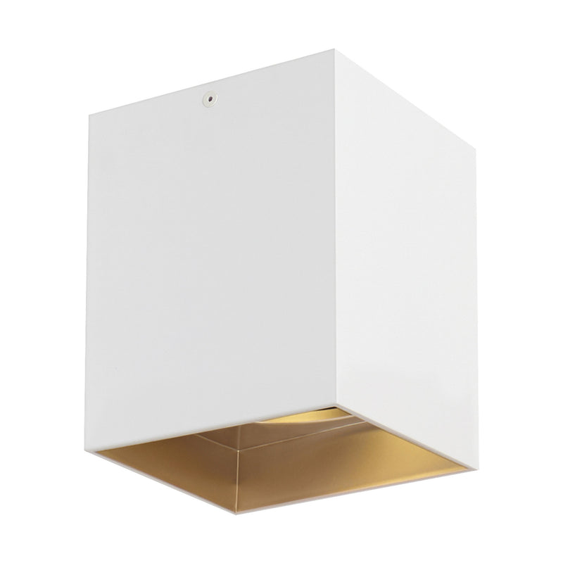 Visual Comfort Modern Collection 700FMEXO660WG-LED927 Sean Lavin Exo 6 Flush Mount 1 Light Universal 120-277 Volts 5.2in Length 2700K in Gold Haze