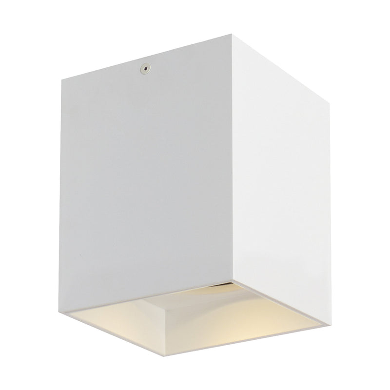 Visual Comfort Modern Collection 700FMEXO660WW-LED927 Sean Lavin Exo 6 Flush Mount 1 Light Universal 120-277 Volts 5.2in Length 2700K in White