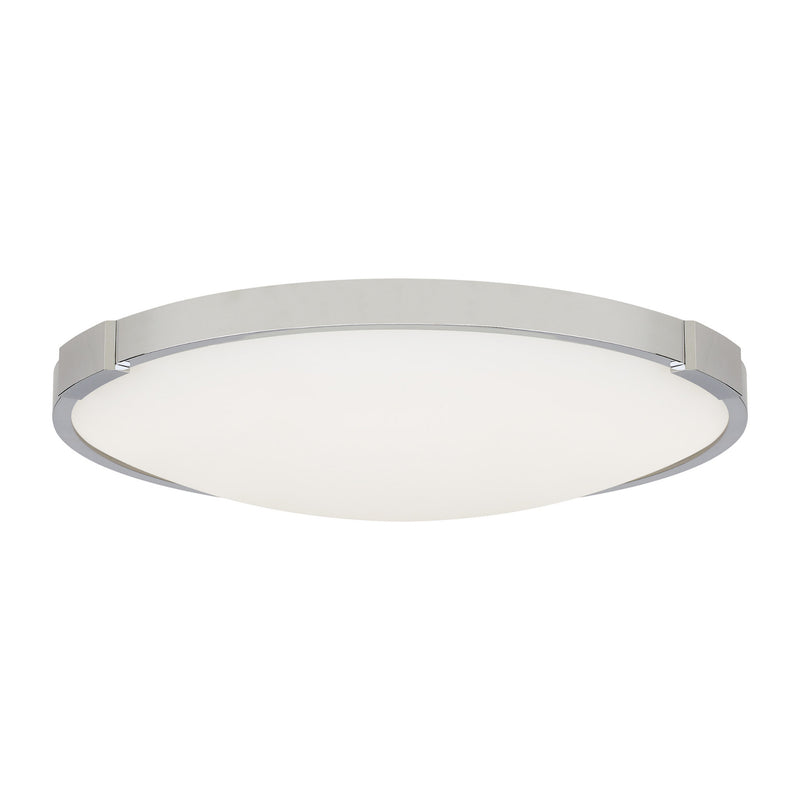 Visual Comfort Modern Collection 700FMLNC13C-LED930 Sean Lavin Lance 13 Flush Mount 1 Light 120 Volts 13.4in Length 3000K in Chrome