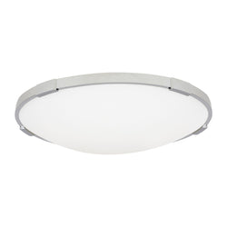 Visual Comfort Modern Collection 700FMLNC18C-LED930 Sean Lavin Lance 18 Flush Mount 1 Light 120 Volts 17.2in Length 3000K in Chrome
