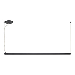 Visual Comfort Modern Collection 700LSDYNAR4PB-LED930 Sean Lavin Dyna Linear Suspension 1 Light 120 Volts 47.5in Length 3000K in Anodized Black