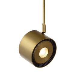 Visual Comfort Modern Collection 700MPISO8273003R-LED Sean Lavin ISO Head 1 Light 12 Volts 3.6in Length 2700K in Aged Brass