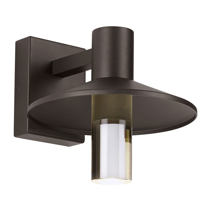 Visual Comfort Modern Collection 700OWASHH92710CZUNVPCSP Sean Lavin Ash 10 Outdoor Wall 1 Light Universal 120-277 Volts 10.5in Length 2700K in Bronze, Surge Protection