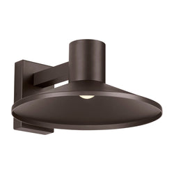 Visual Comfort Modern Collection 700OWASHH92716DZUNVSP Sean Lavin Ash 16 Outdoor Wall 1 Light Universal 120-277 Volts 16in Length 2700K in Bronze, Surge Protection