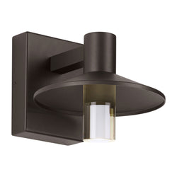 Visual Comfort Modern Collection 700OWASHH9278CZUNV Sean Lavin Ash 8 Outdoor Wall 1 Light Universal 120-277 Volts 10.5in Length 2700K in Bronze