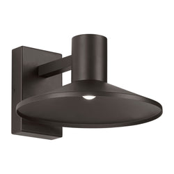 Visual Comfort Modern Collection 700OWASHH93012DZUNVPCSP Sean Lavin Ash 12 Outdoor Wall 1 Light Universal 120-277 Volts 12.5in Length 3000K in Bronze, Surge Protection