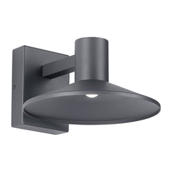 Visual Comfort Modern Collection 700OWASHL92710DHUNV Sean Lavin Ash 10 Outdoor Wall 1 Light Universal 120-277 Volts 10.5in Length 2700K in Charcoal
