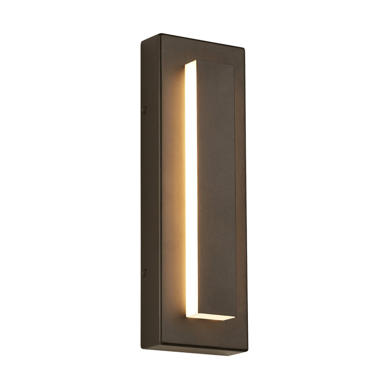Visual Comfort Modern Collection 700OWASP93015DZUNVSSP Sean Lavin Aspen 15 Outdoor Wall 1 Light Universal 120-277 Volts 5in Length 3000K in Bronze, Surge Protection
