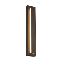 Visual Comfort Modern Collection 700OWASP93026DZUNVSLF Sean Lavin Aspen 26 Outdoor Wall 1 Light Universal 120-277 Volts 5in Length 3000K in Bronze, In-Line Fuse