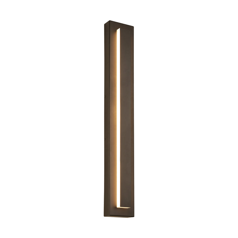 Visual Comfort Modern Collection 700OWASP93036DZUNVSSP Sean Lavin Aspen 36 Outdoor Wall 1 Light Universal 120-277 Volts 5in Length 3000K in Bronze, Surge Protection