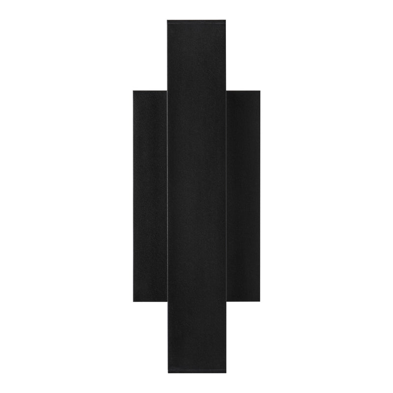 Visual Comfort Modern Collection 700OWCHAS93012BUDUNV Sean Lavin Chara Square 12 Outdoor Wall 1 Light Universal 120-277 Volts 4.5in Length 3000K in Black