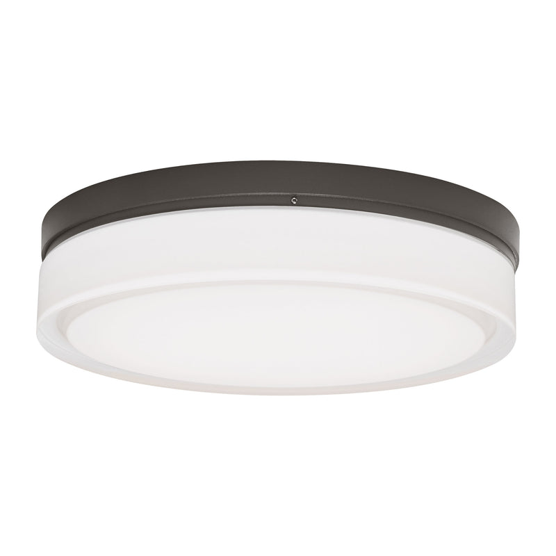 Visual Comfort Modern Collection 700OWCQL930Z120 Sean Lavin Cirque Large Outdoor Wall/Flush Mount 1 Light 120 Volts 11.1in Length 3000K in Bronze