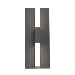 Visual Comfort Modern Collection 700OWLYT82712CHUNVS Sean Lavin Lyft 12 Outdoor Wall 1 Light Universal 120-277 Volts 5in Length 2700K in Charcoal