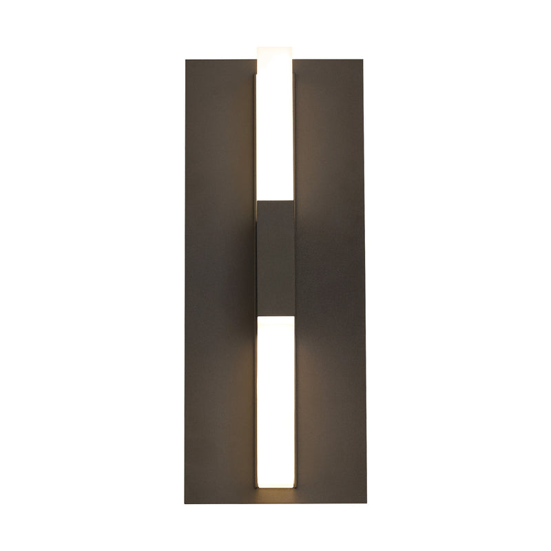 Visual Comfort Modern Collection 700OWLYT82712CZUNVSLF Sean Lavin Lyft 12 Outdoor Wall 1 Light Universal 120-277 Volts 5in Length 2700K in Bronze, In-Line Fuse