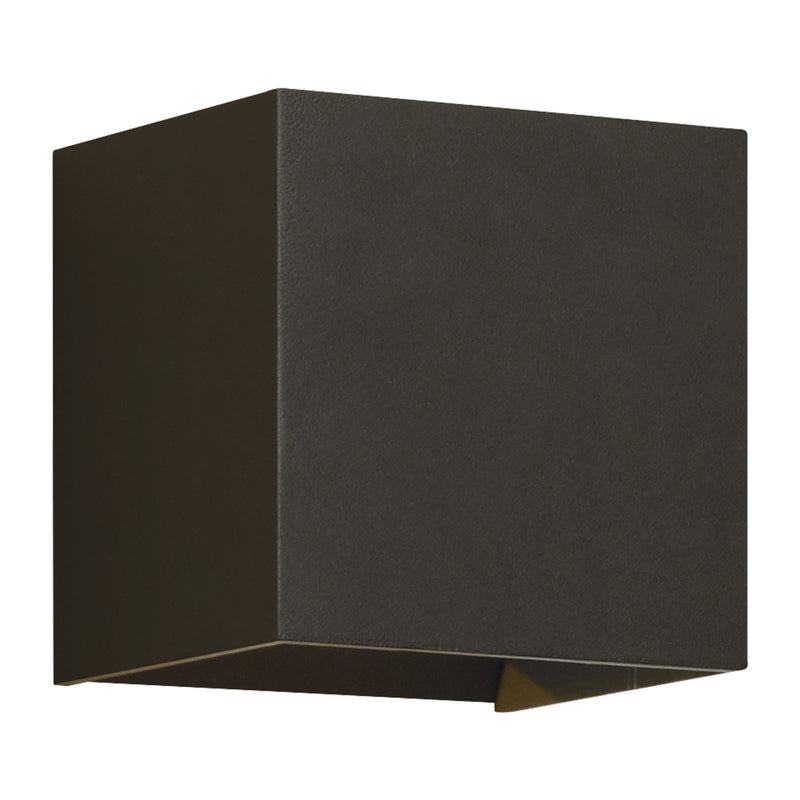 Visual Comfort Modern Collection 700OWVEX9304ZUNV Vex 5 Outdoor Wall 1 Light 120 Volts 4.6in Length 3000K in Bronze