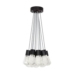 Visual Comfort Modern Collection 700TDALVPMC11YB-LED922 Sean Lavin Alva Pendant 11 Light 120 Volts 18in Length 2200K in Black