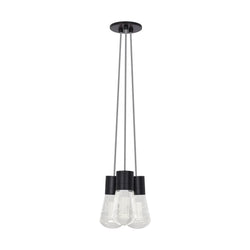 Visual Comfort Modern Collection 700TDALVPMC3YB-LED922 Sean Lavin Alva Pendant 3 Light 120 Volts 9in Length 2200K in Black