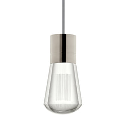 Visual Comfort Modern Collection 700TDALVPMCYS-LED930 Sean Lavin Alva Pendant 1 Light 120 Volts 3.6in Length 3000K in Satin Nickel