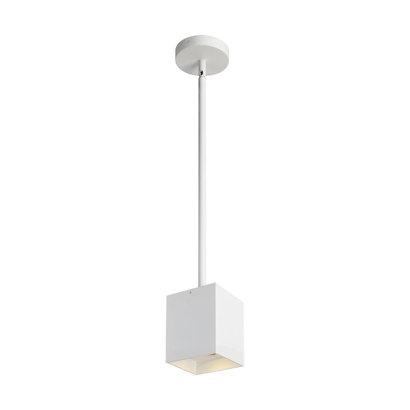 Visual Comfort Modern Collection 700TDEXOP64820WW-LED935 Sean Lavin Exo 6 Pendant 1 Light Universal 120-277 Volts 5.2in Length 3500K in White