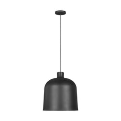 Visual Comfort Modern Collection 700TDFNDB-LED930 Sean Lavin Foundry Pendant 1 Light 120 Volts 16in Length 3000K in Nightshade Black