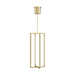 Visual Comfort Modern Collection 700TDKNW18NB-LED930 Sean Lavin Kenway 18 Pendant 1 Light Universal 120-277 Volts 8.5in Length 3000K in Natural Brass