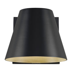Visual Comfort Modern Collection 700WSBOW4B-LED827 Bowman 4 Outdoor Wall 1 Light 120 Volts 5.6in Length 2700K in Black