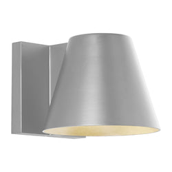 Visual Comfort Modern Collection 700WSBOW4I-LED830 Bowman 4 Outdoor Wall 1 Light 120 Volts 5.6in Length 3000K in Silver