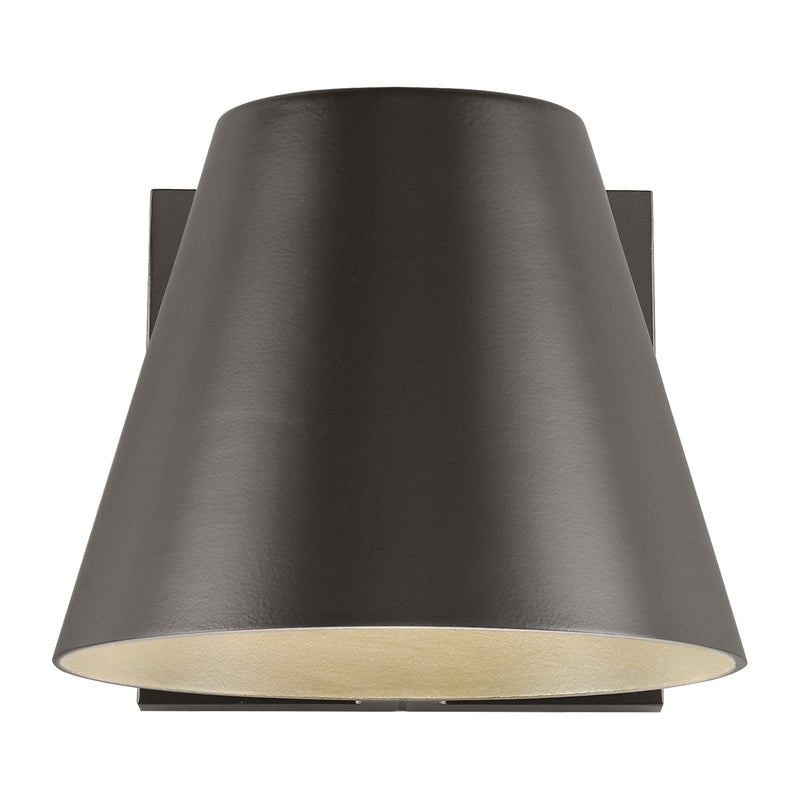 Visual Comfort Modern Collection 700WSBOW4Z-LED830 Bowman 4 Outdoor Wall 1 Light 120 Volts 5.6in Length 3000K in Bronze