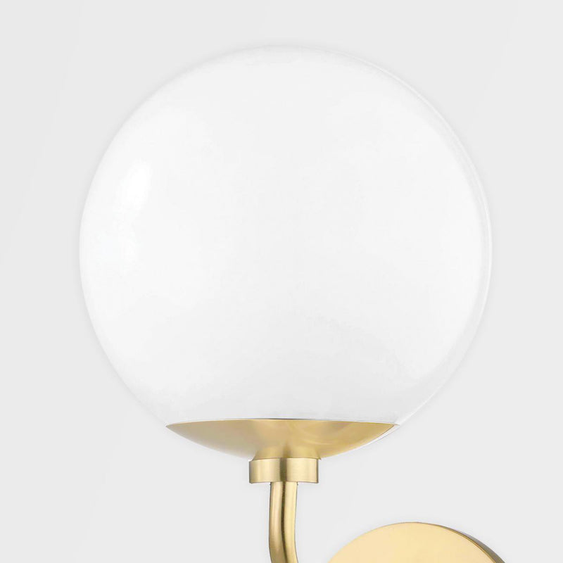 Stella 1 Light Semi Flush in Polished Nickel
