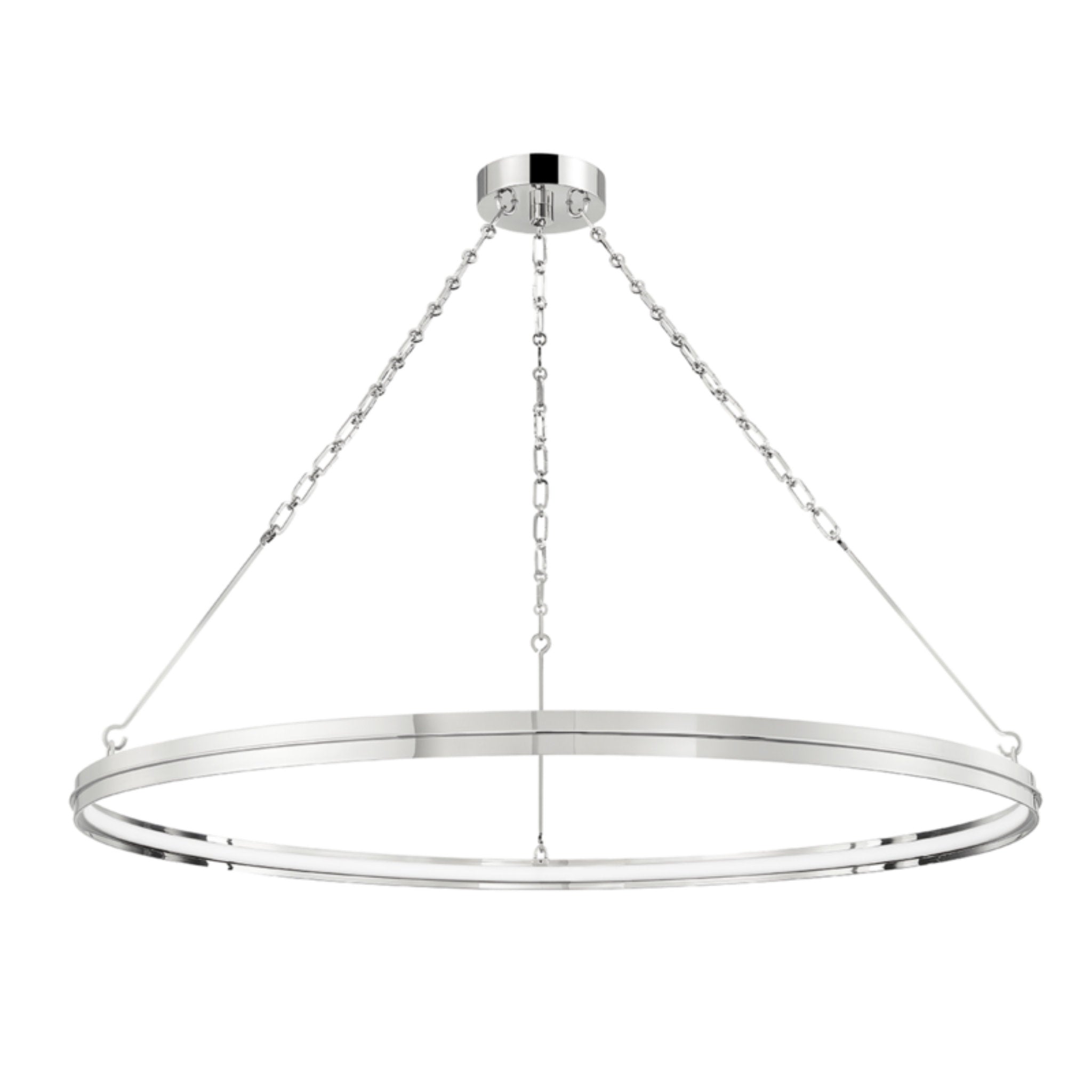 Rosendale 1-Light Chandelier in  Polished Nickel 42L x 42W x 2.25H