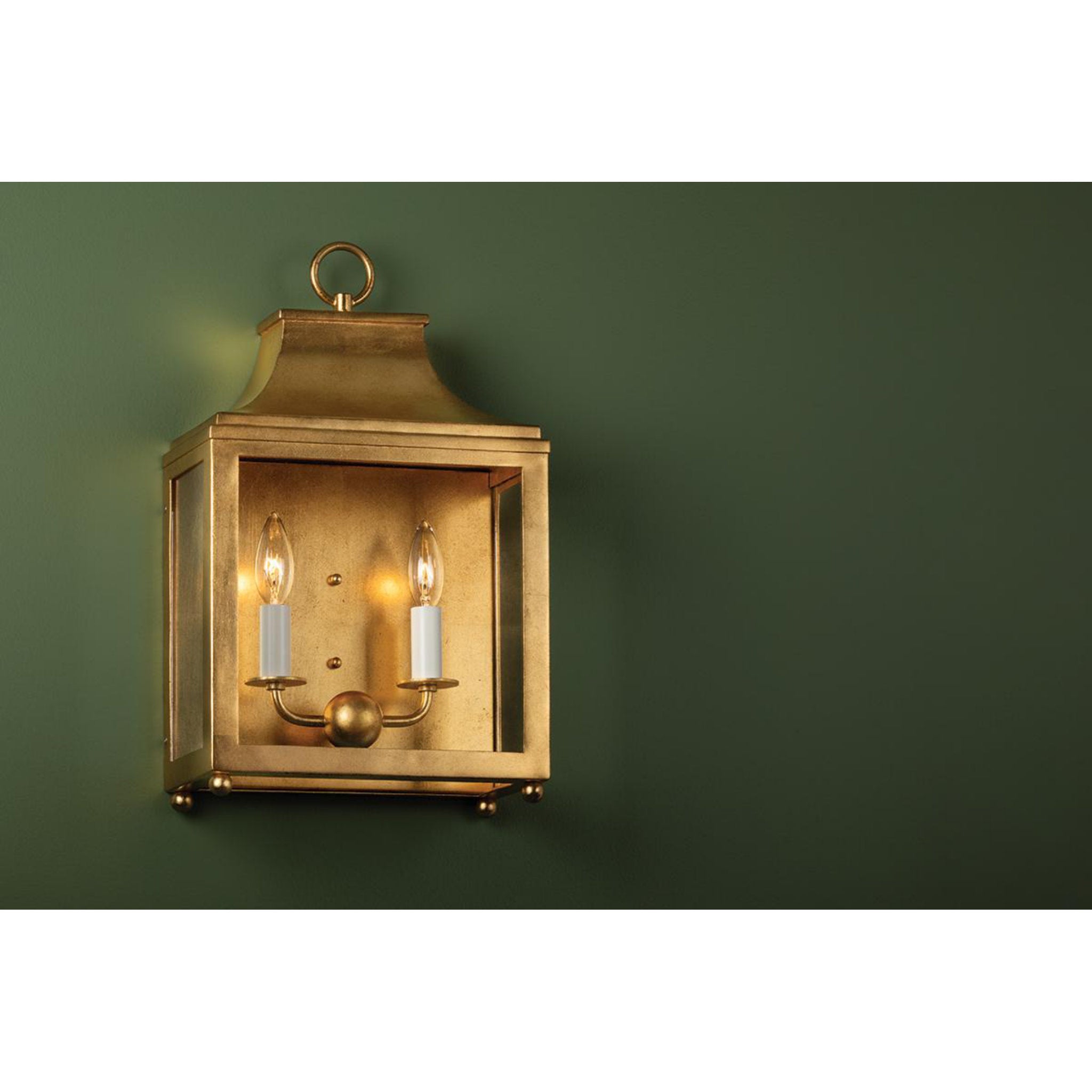 Leigh 4-Light Lantern in  Polished Nickel/White 11.25L x 11.25W x 18.75H