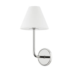Trice 1 Light Wall Sconce in Polished Nickel