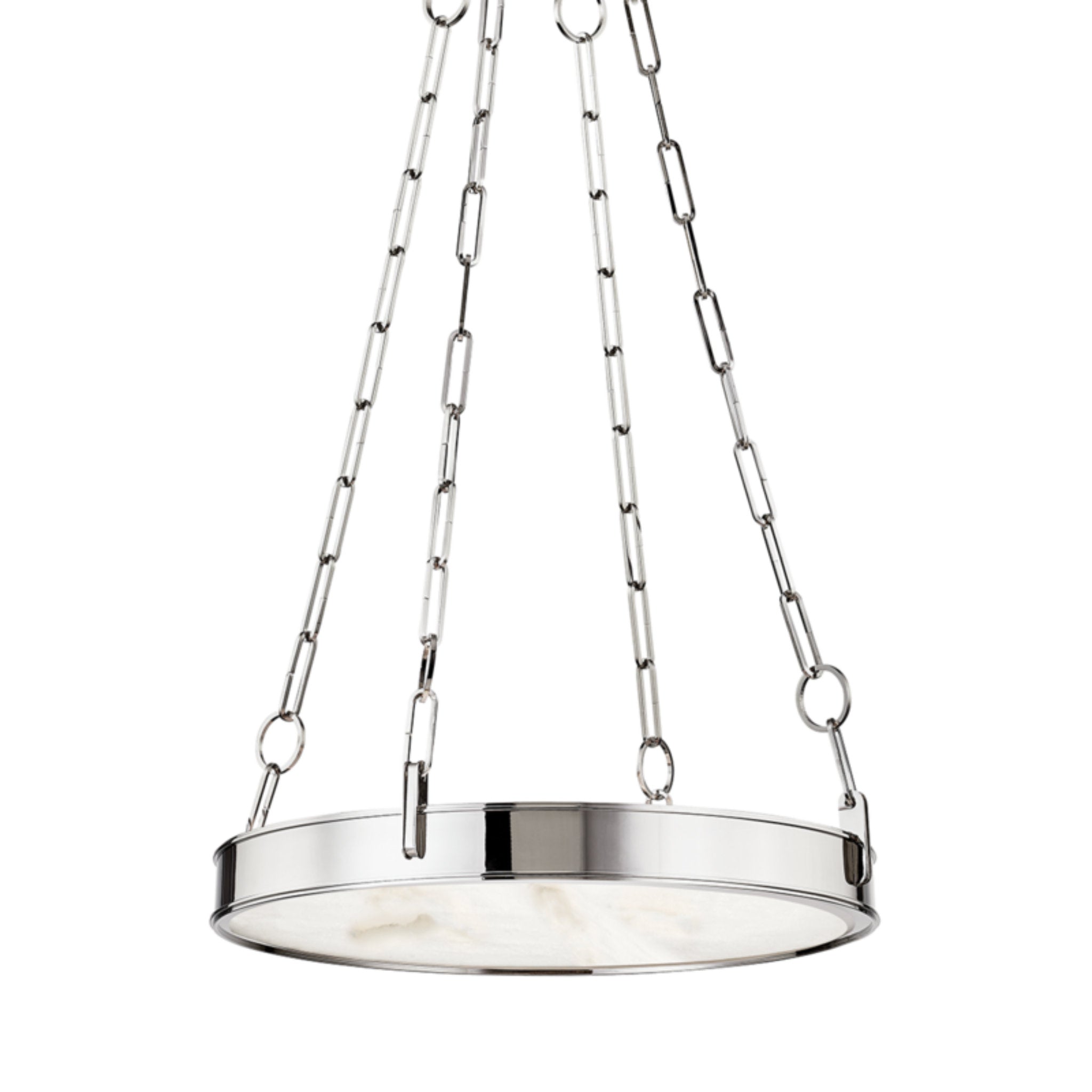 Kirby 1-Light Chandelier in  Polished Nickel 20L x 20W x 3.5H