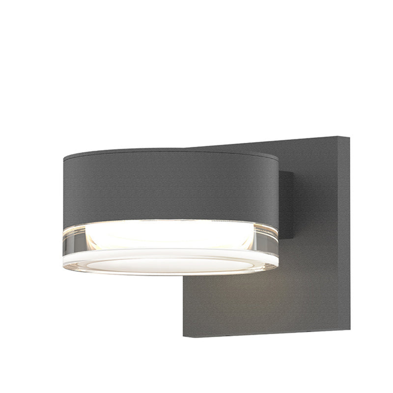Sonneman 7300.PC.FH.74-WL REALS Downlight LED Sconce in Textured Gray