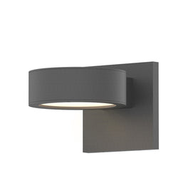 Sonneman 7300.PC.PL.74-WL REALS Downlight LED Sconce in Textured Gray