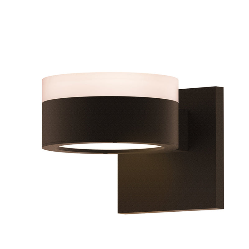 Sonneman 7302.FW.PL.72-WL REALS Up/Down LED Sconce in Textured Bronze