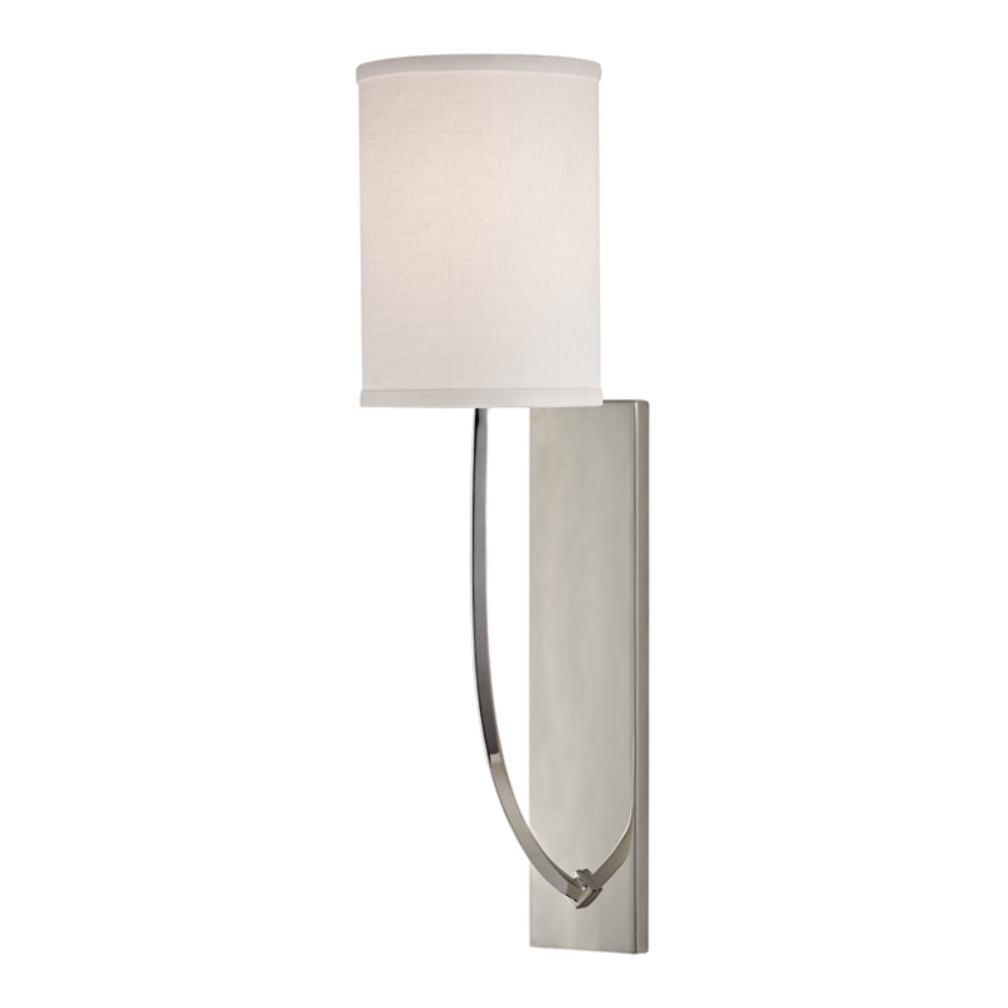 Colton 1 Light Wall Sconce in Polished Nickel