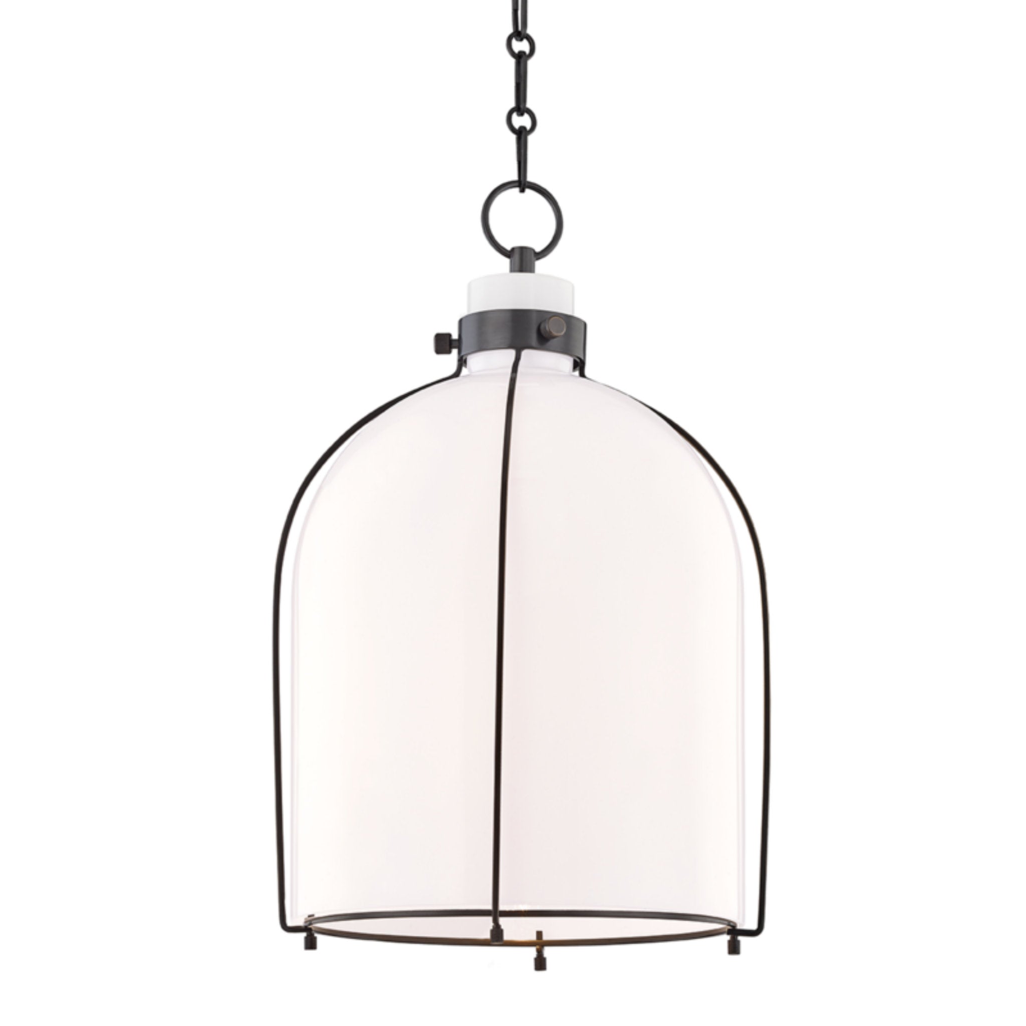 Eldridge 1-Light Pendant in  Old Bronze 14L x 14W x 20.25H