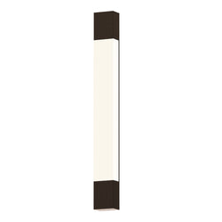 Sonneman 7354.72-WL Box Column 32" LED Sconce in Textured Bronze