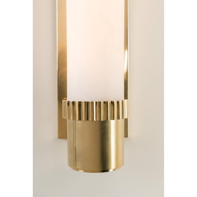 Argon 1 Light Wall Sconce in Polished Nickel