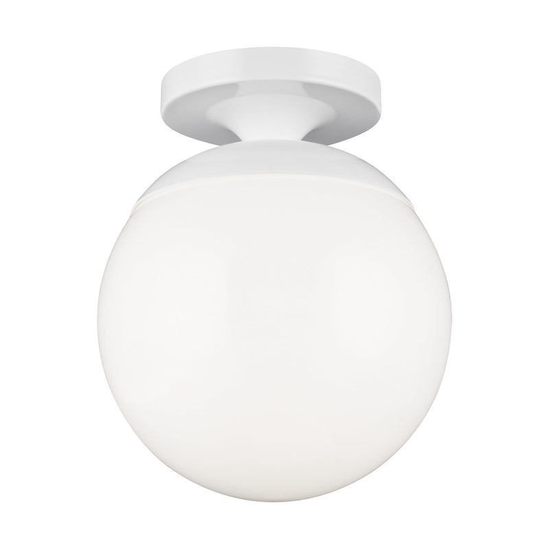 Generation Lighting 7518-15 Sea Gull Leo - Hanging Globe 1 Light Ceiling Light in White