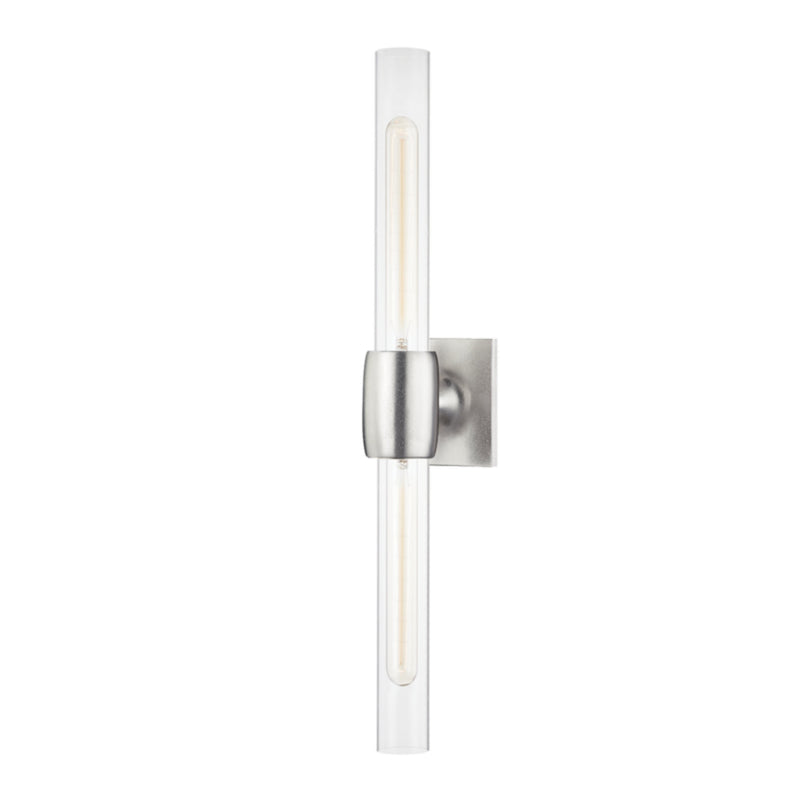 Hogan 2 Light Wall Sconce in Burnished Nickel