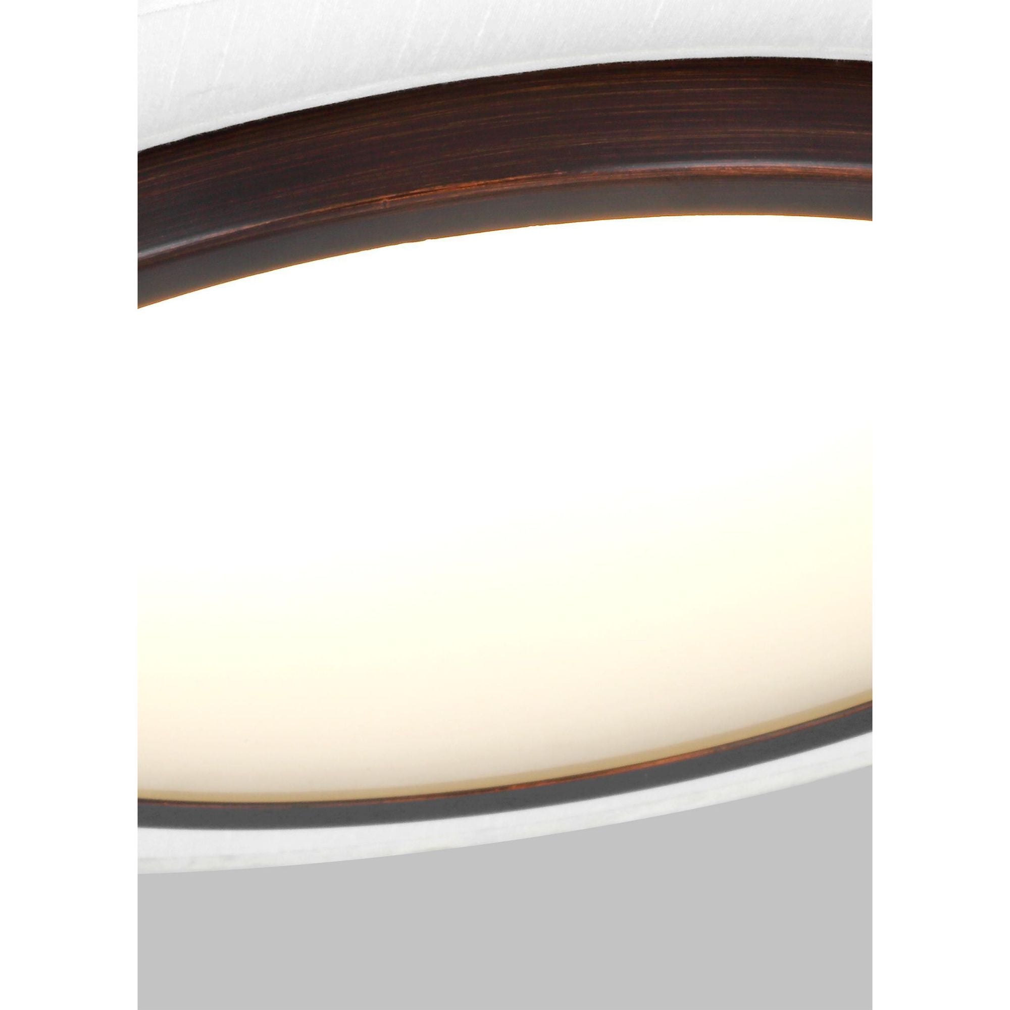 Nance Two Light Semi-Flush Convertible Pendant Transitional Ceiling Fixture 12" Height Steel Round Satin Etched Shade in Bronze