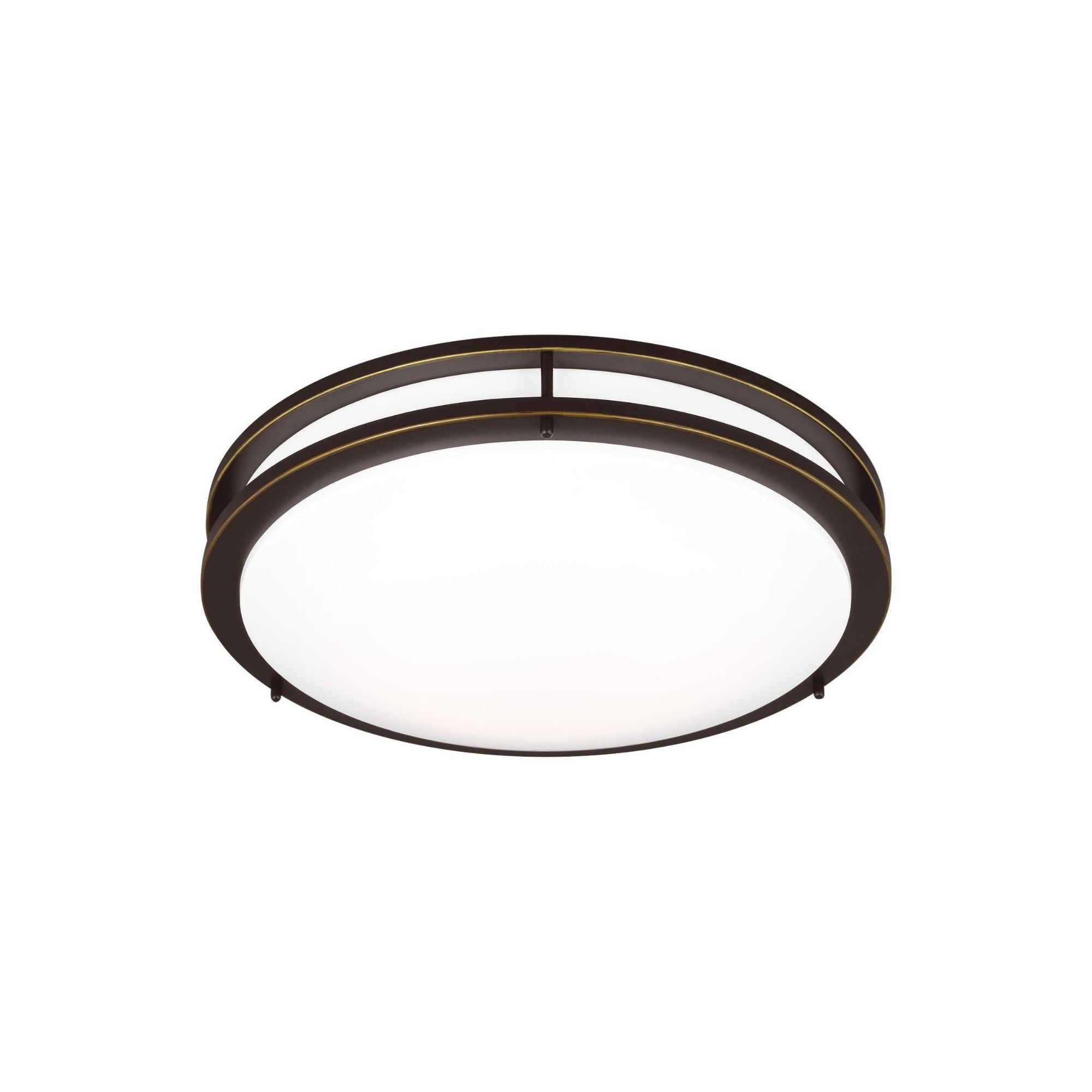 Generation Lighting 7750893S-71 Mahone LED Flush Mount, Antique Bronze, image size:2000x2000