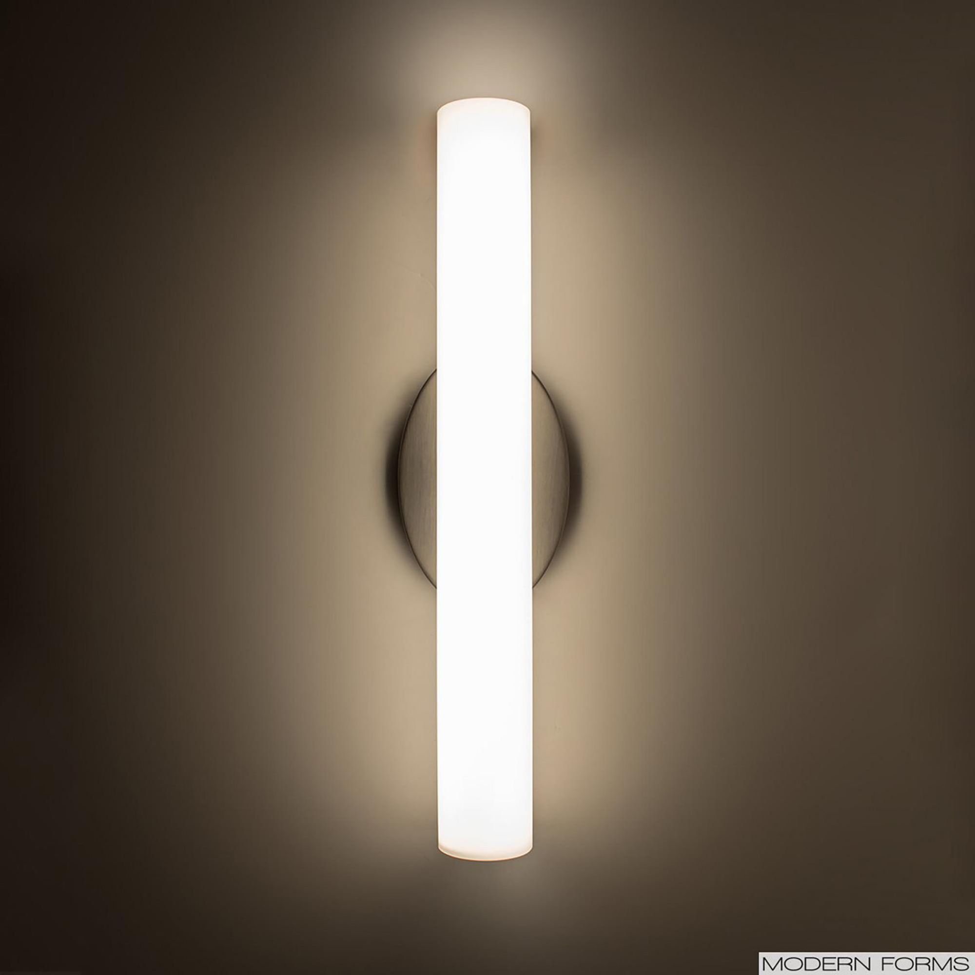 Loft 18in LED Bathroom Vanity or Wall Light 3500K in Brushed Nickel
